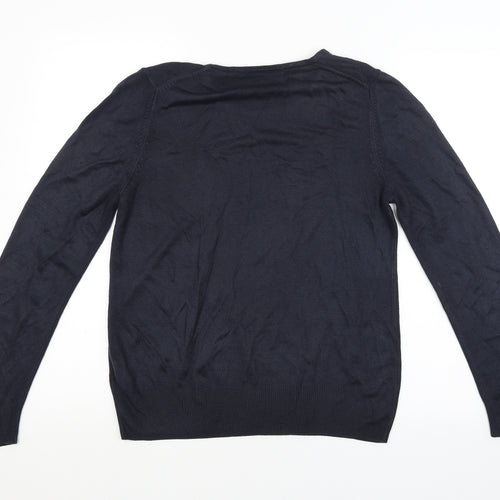 M&S Womens Blue   Pullover Jumper Size 12