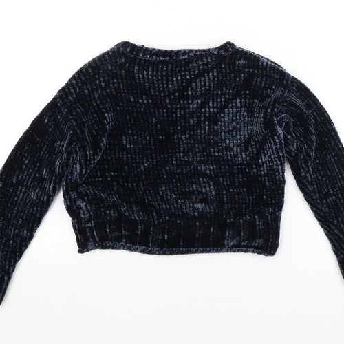 Miss E-vie Girls Blue   Pullover Jumper Size 7-8 Years