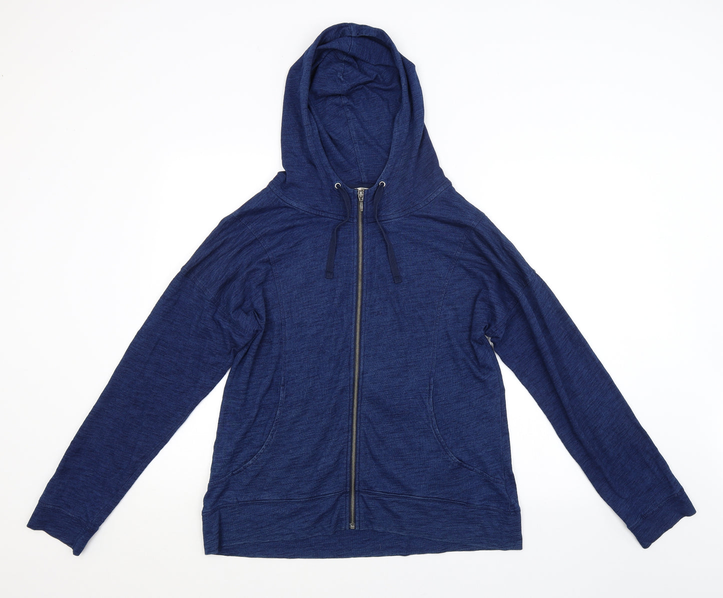 M&S Womens Blue   Full Zip Hoodie Size 18