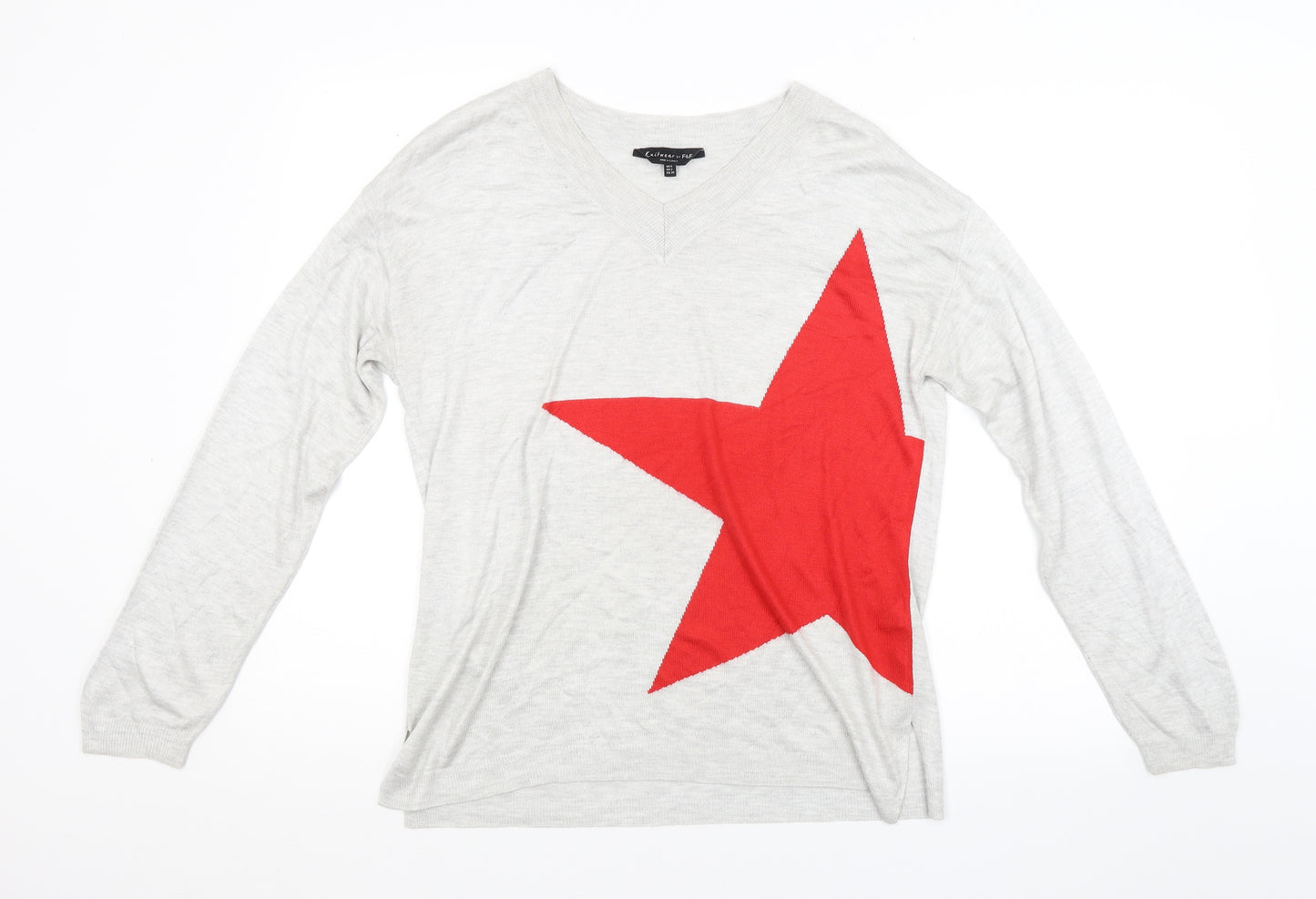 F&F Womens Grey   Pullover Jumper Size 6