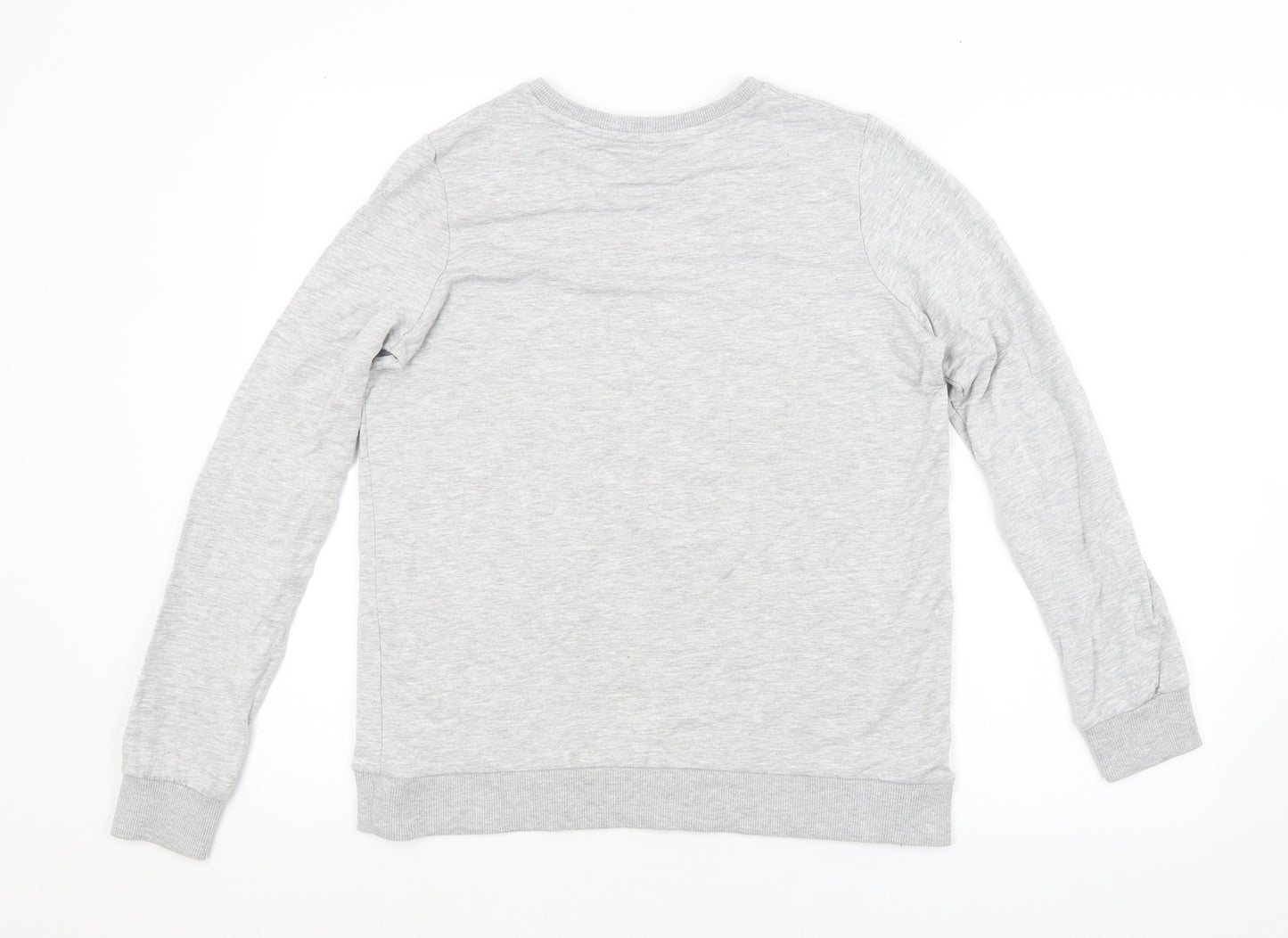 TU Womens Grey   Pullover Sweatshirt Size 10