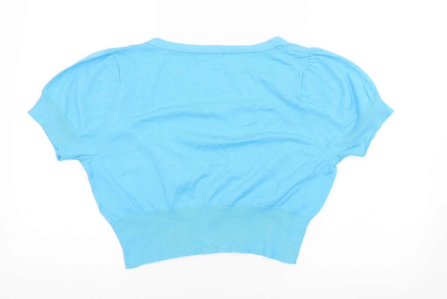 George Womens Blue   Cardigan Jumper Size 14