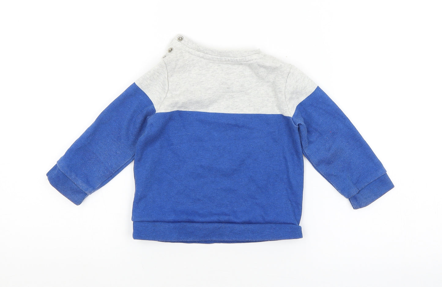 F7F Baby Blue   Pullover Jumper Size 9-12 Months