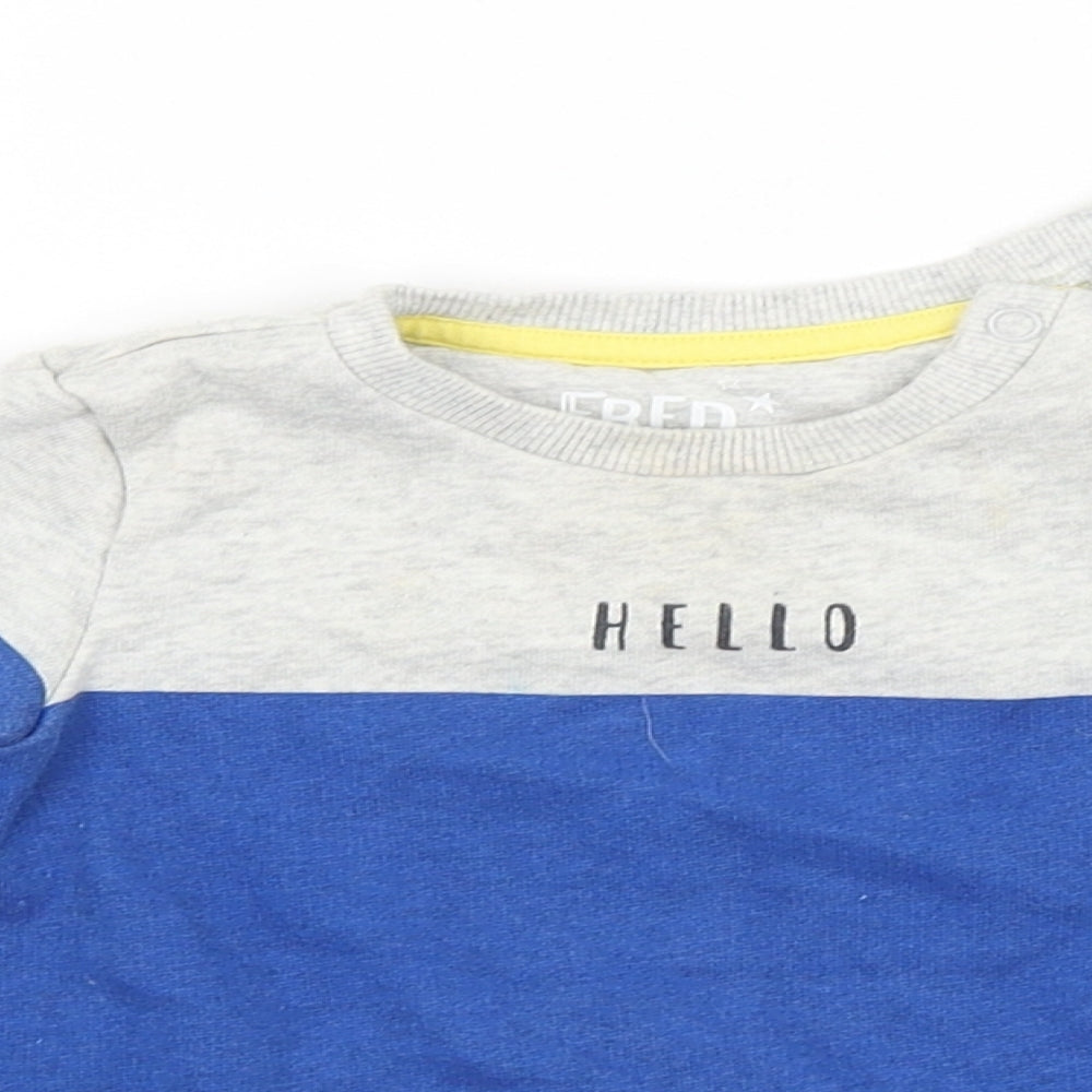 F7F Baby Blue   Pullover Jumper Size 9-12 Months