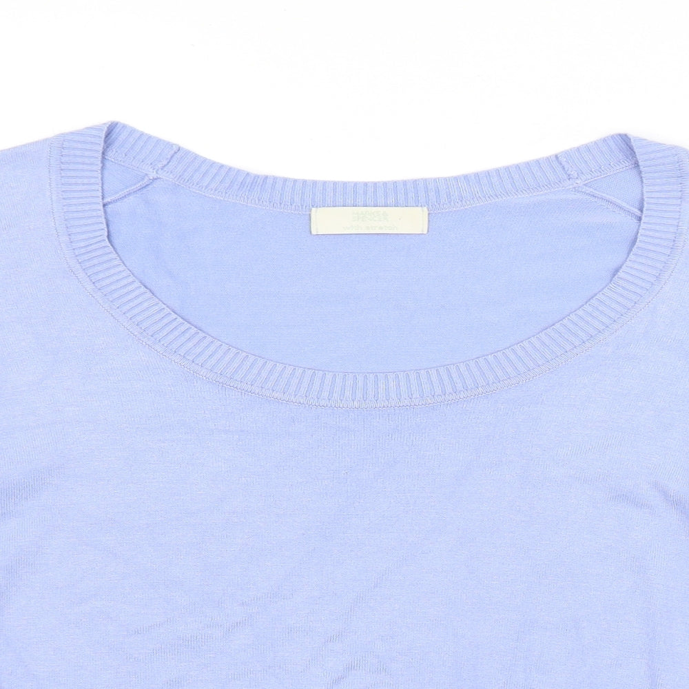 M&S Womens Purple   Pullover Jumper Size 14