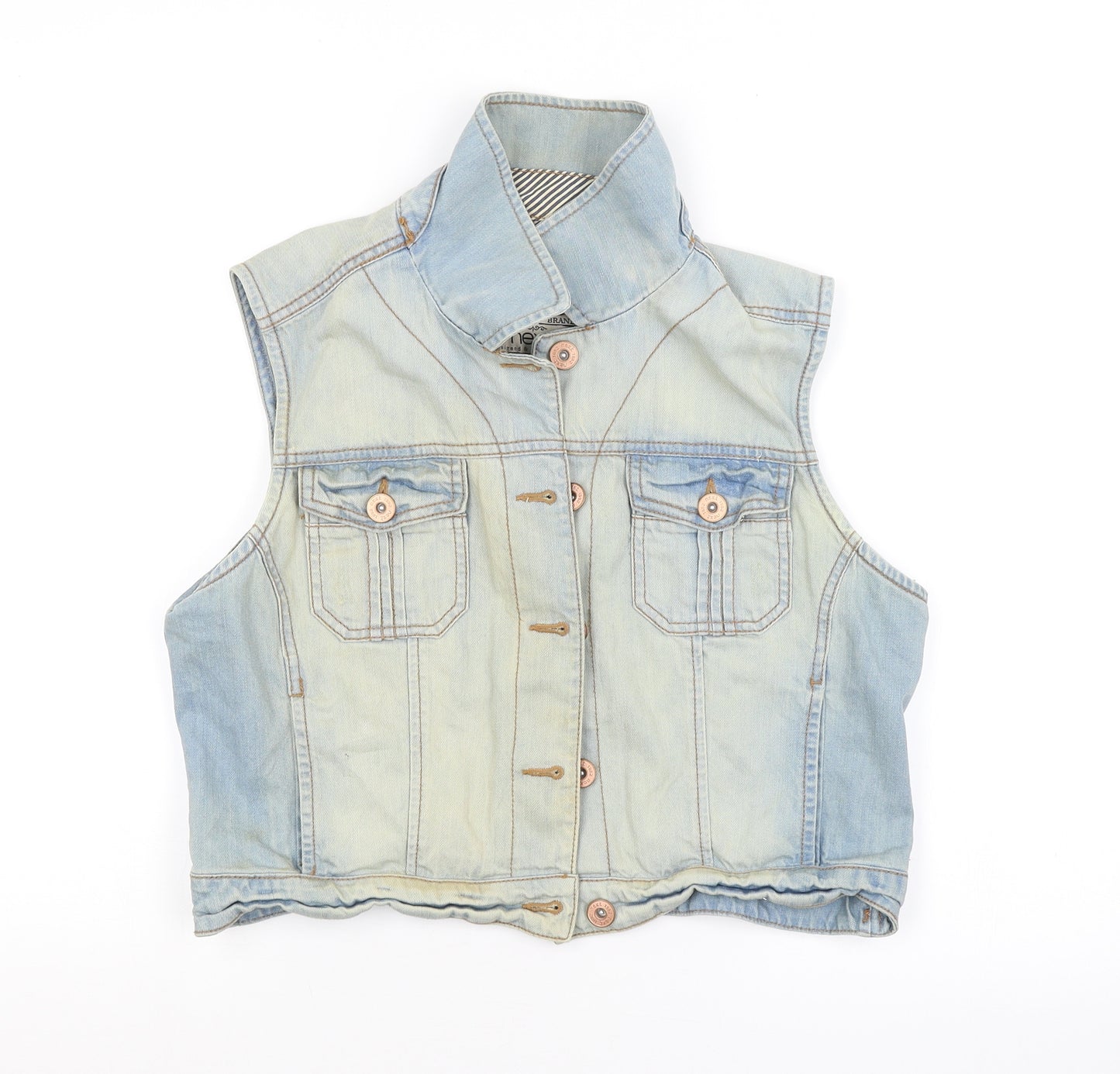 NEXT Womens Blue   Jacket Waistcoat Size 14