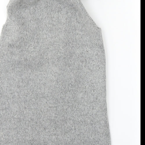 Primark Girls Grey   Wrap Jumper Size 8-9 Years