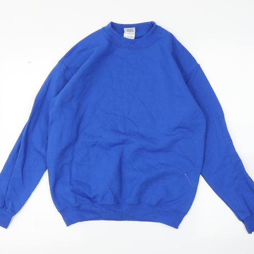 Gildan Womens Blue   Pullover Sweatshirt Size L