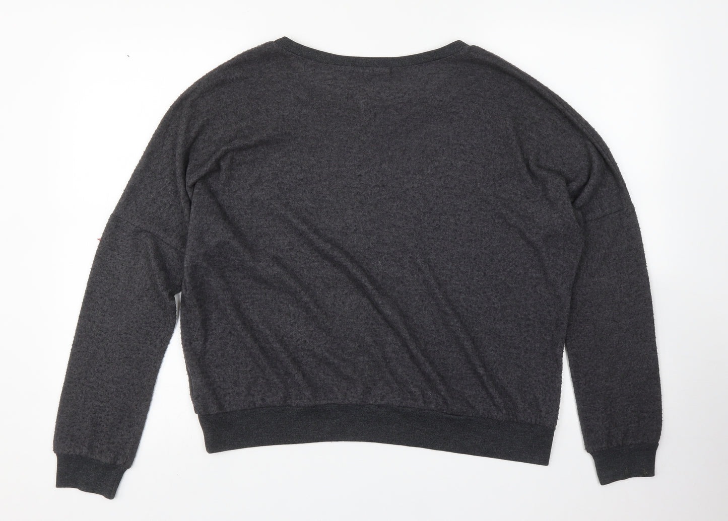 Project Social T Womens Grey   Pullover Sweatshirt Size S