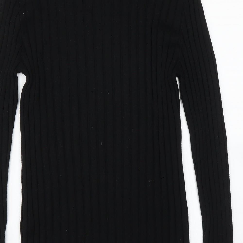 River Island Womens Black   Pullover Jumper Size M