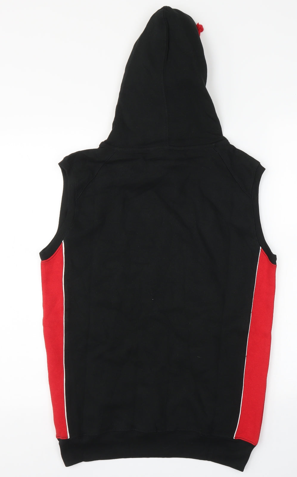 finden Hales Mens Black   Vest Hoodie Size L