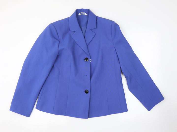 Special Collection Womens Purple Jacket Sport Coat Size 16