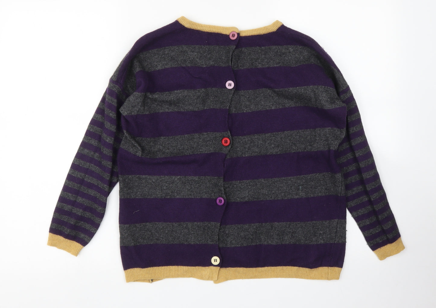 Benedetta B Womens Multicoloured Striped  Pullover Jumper Size M