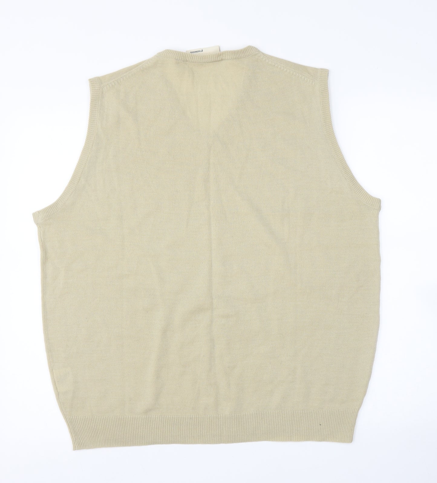 Greenwoods Mens Beige   Vest Jumper Size XL