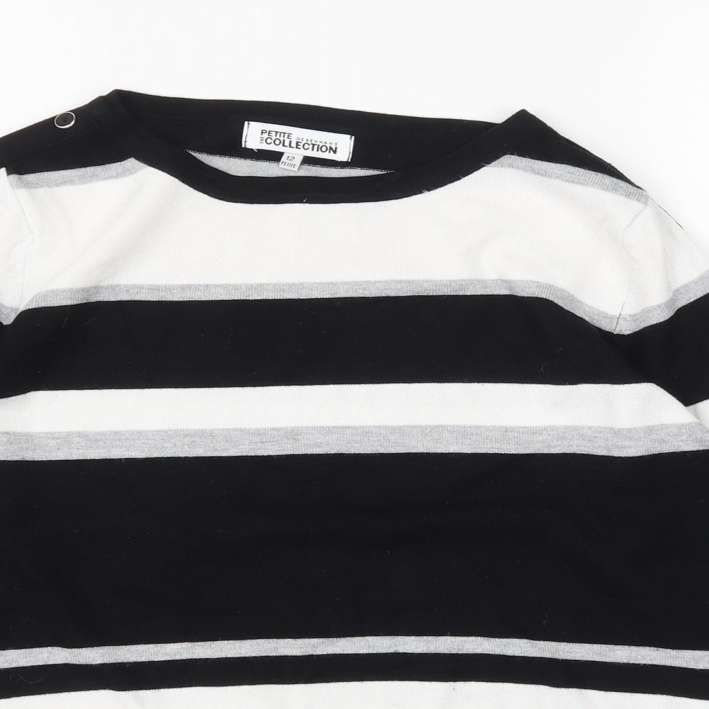 Debenhams Womens Multicoloured Striped  Pullover Jumper Size 12