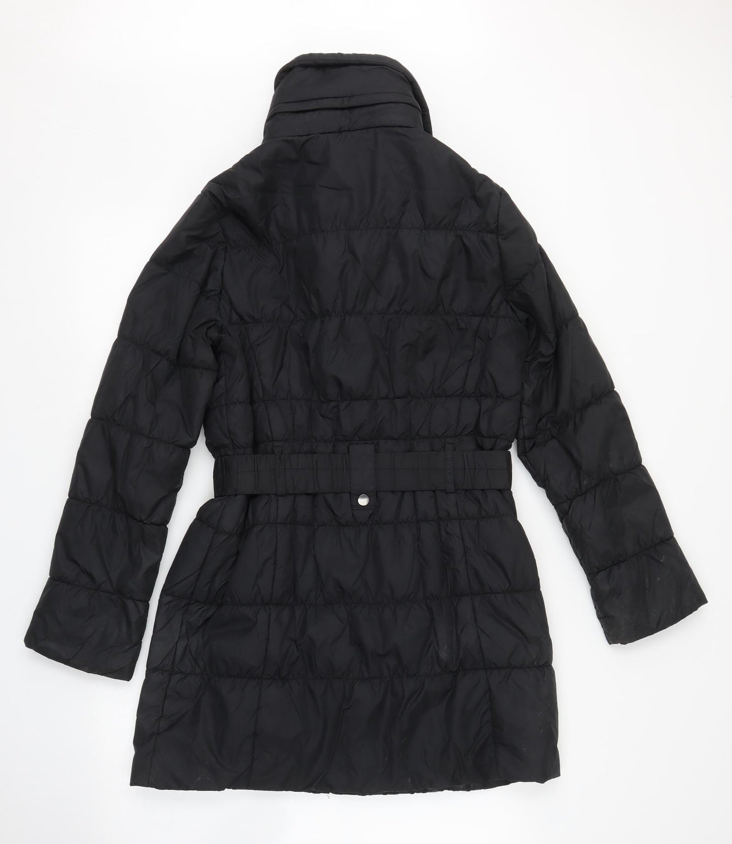 M&S Womens Black   Puffer Jacket Coat Size S