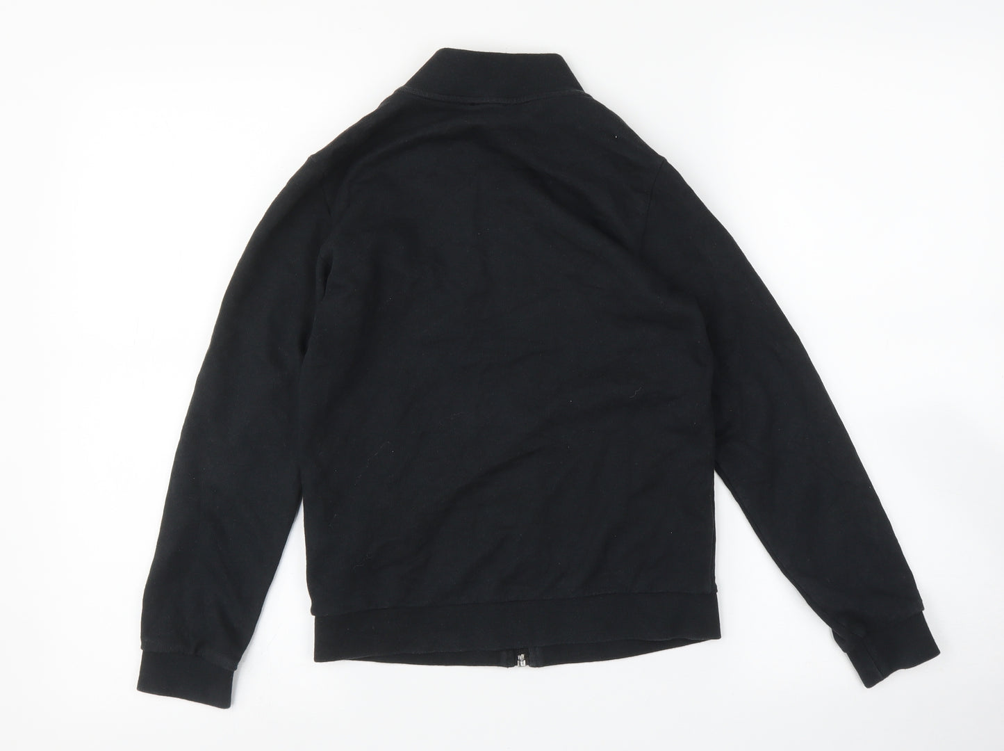 EA7 Boys Black   Full Zip Sweatshirt Size 10 Years