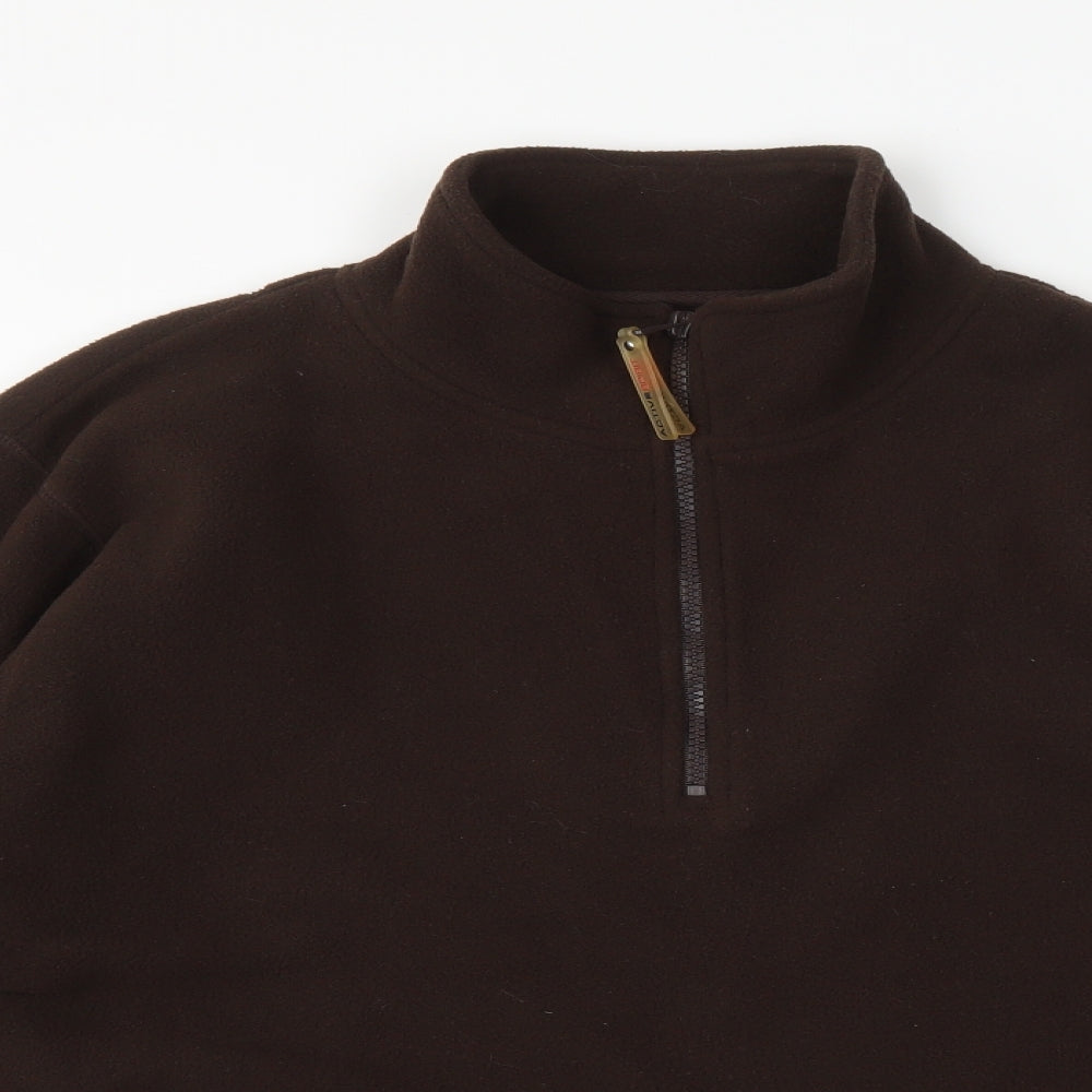 Suzanne Grae Womens Brown   Pullover Sweatshirt Size M