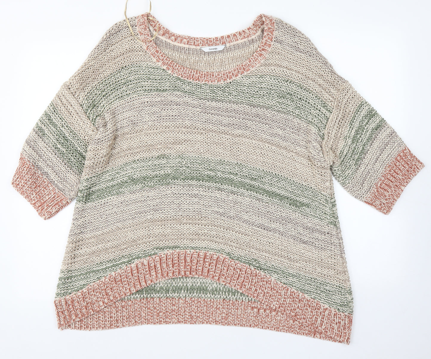 George Womens Multicoloured   Pullover Jumper Size 22