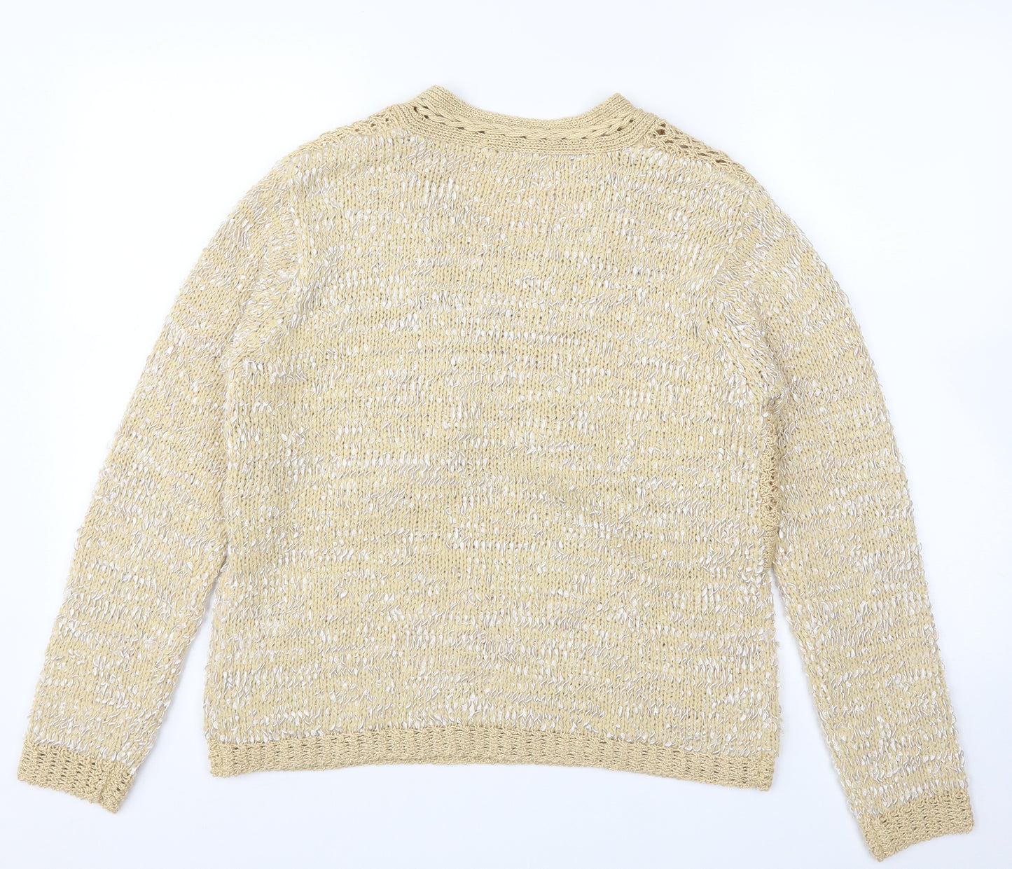 Ann Marie Womens Gold   Pullover Jumper Size S