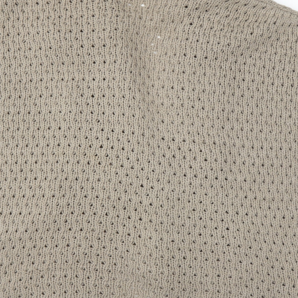 F&F Womens Beige   Cardigan Jumper Size 14