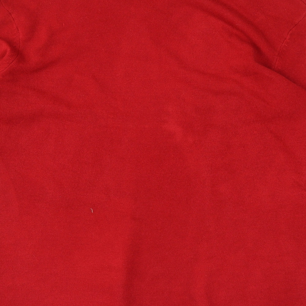 Damart Womens Red   Pullover Jumper Size 14