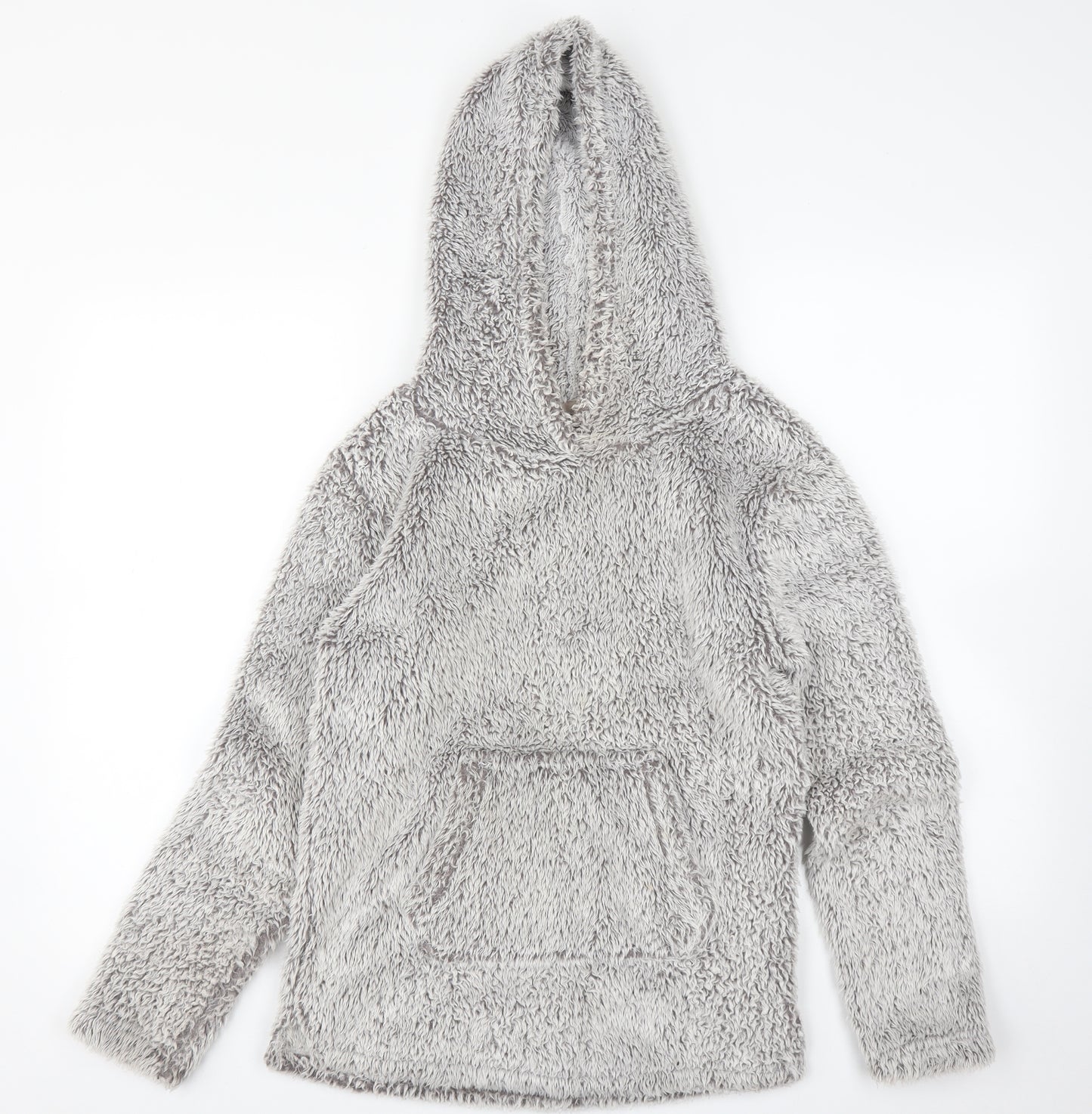F&F Womens Grey   Top Pyjama Top Size S  - Pyjama Hoodie