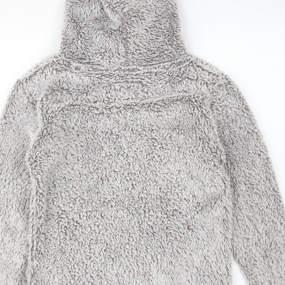 F&F Womens Grey   Top Pyjama Top Size S  - Pyjama Hoodie