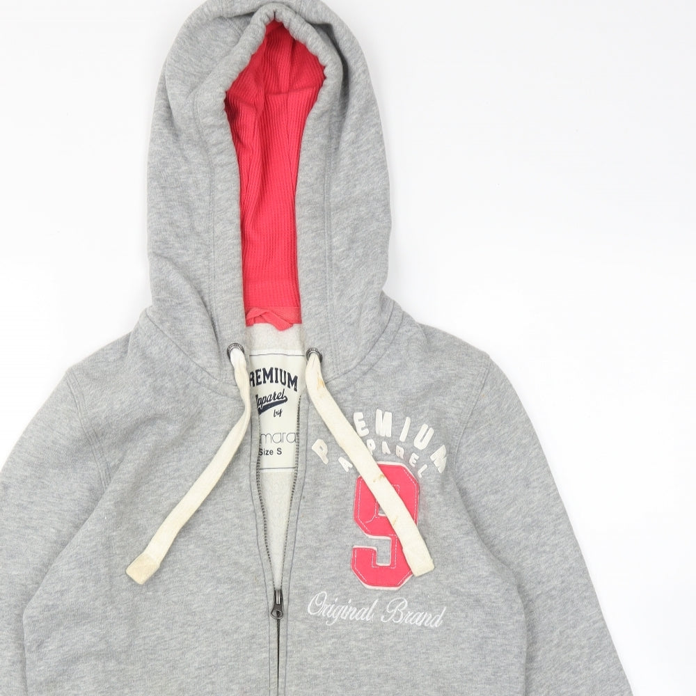 ESMARA Womens Grey   Full Zip Hoodie Size S