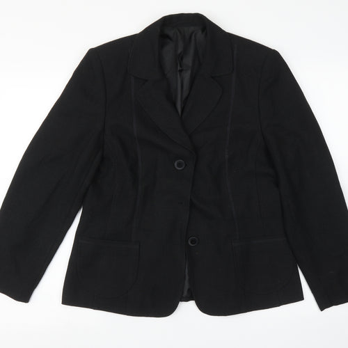 Kirsten Womens Black   Jacket Sport Coat Size 12