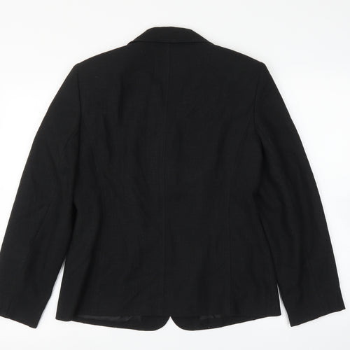 Kirsten Womens Black   Jacket Sport Coat Size 12