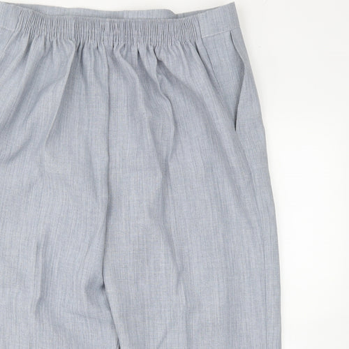 Preworn Womens Blue   Cropped Trousers Size 18 L20 in