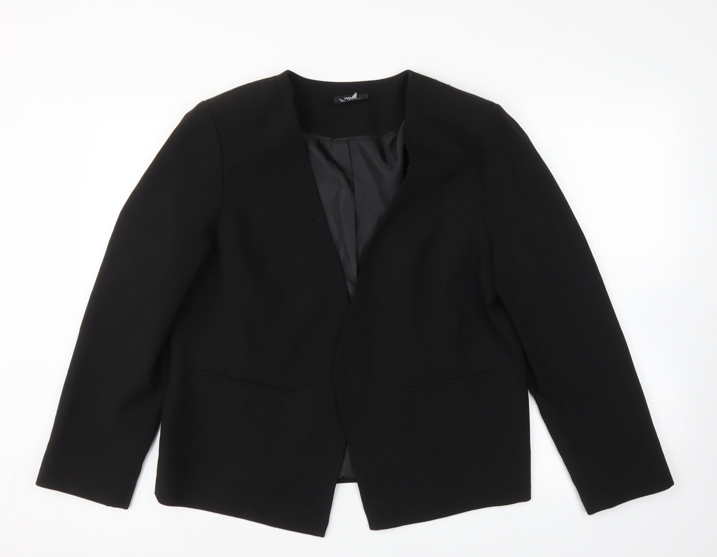 Wallis Womens Black   Jacket Sport Coat Size 18