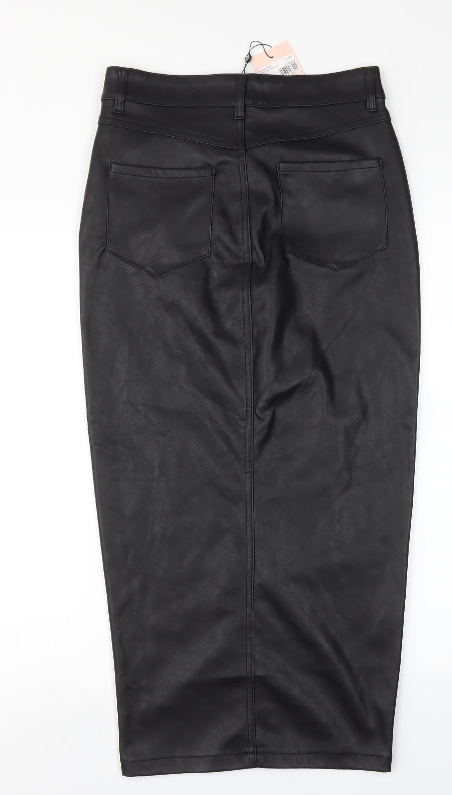 Missguided Womens Black   Straight & Pencil Skirt Size 10