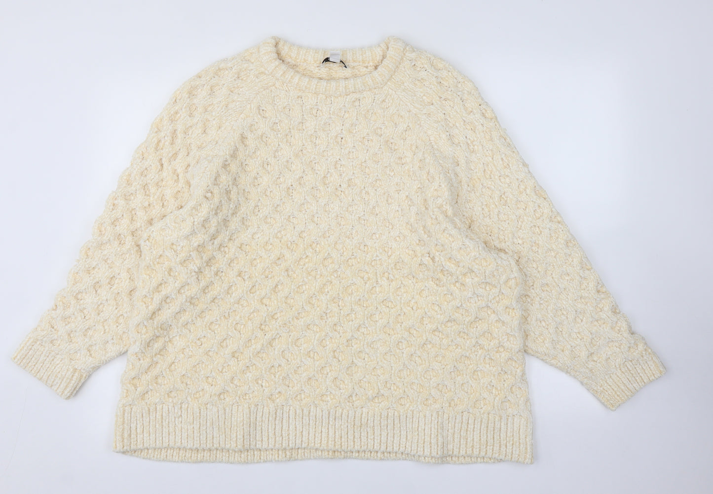 Topshop Womens Yellow   Pullover Jumper Size XL