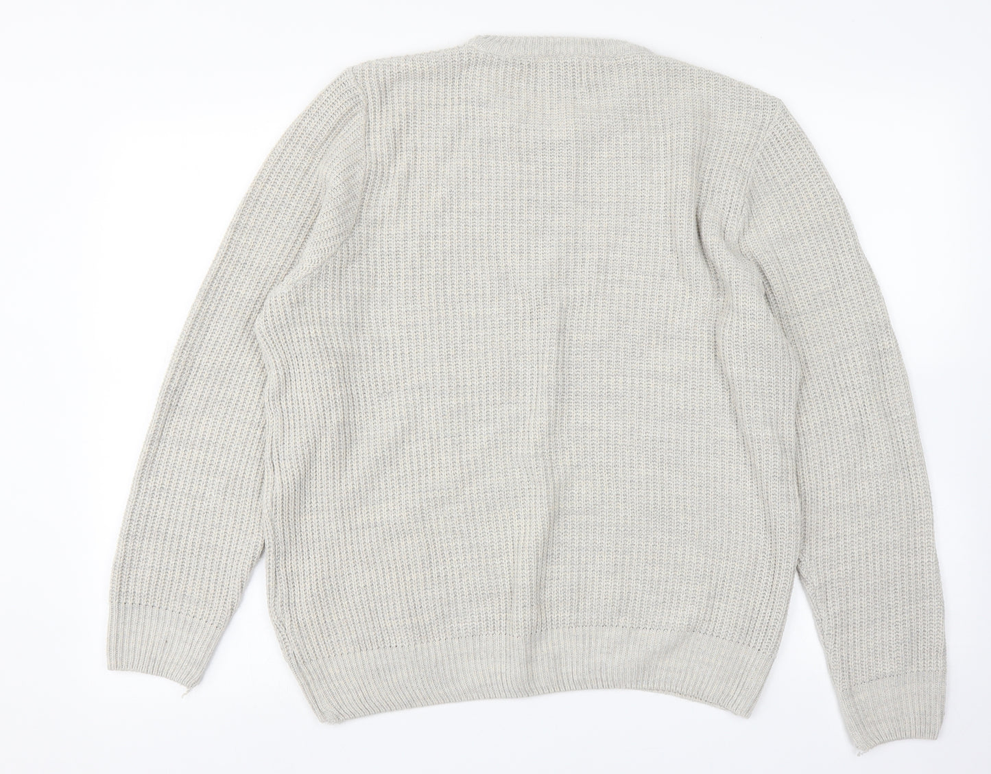 George Mens Grey   Pullover Jumper Size M