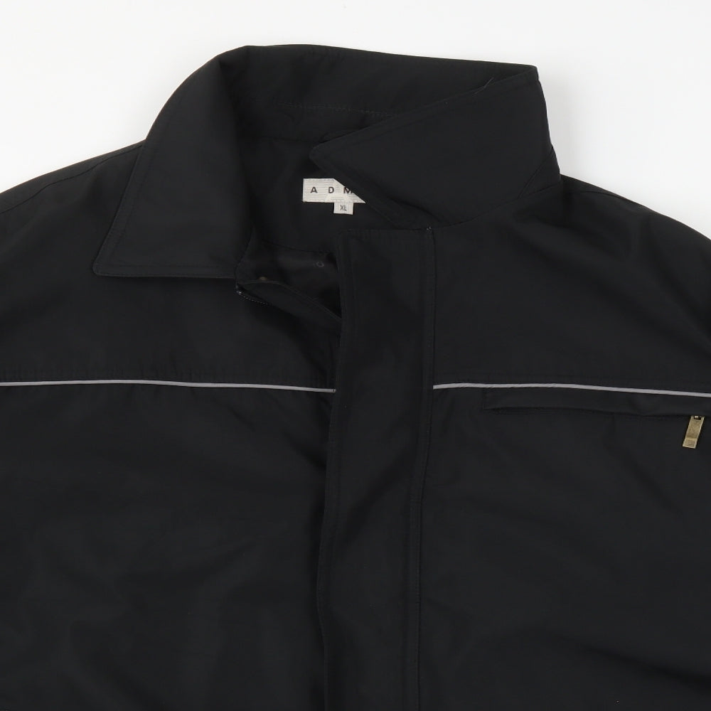 ADME Mens Black   Jacket  Size XL