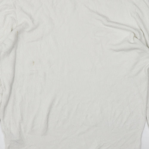 M&S Womens White   Pullover Jumper Size 22