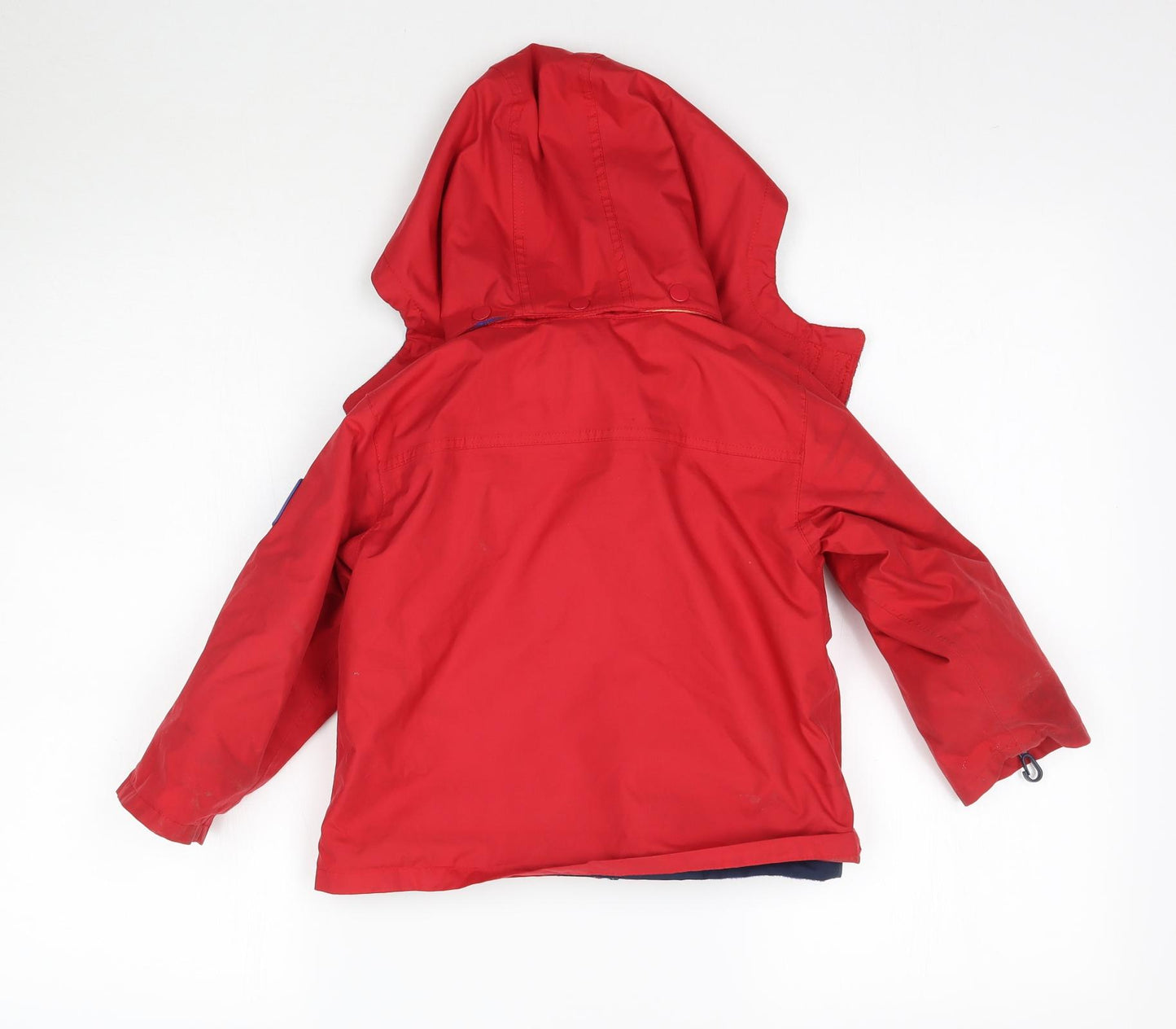 JoJo Maman Bébé Boys Red   Rain Coat Coat Size 2-3 Years