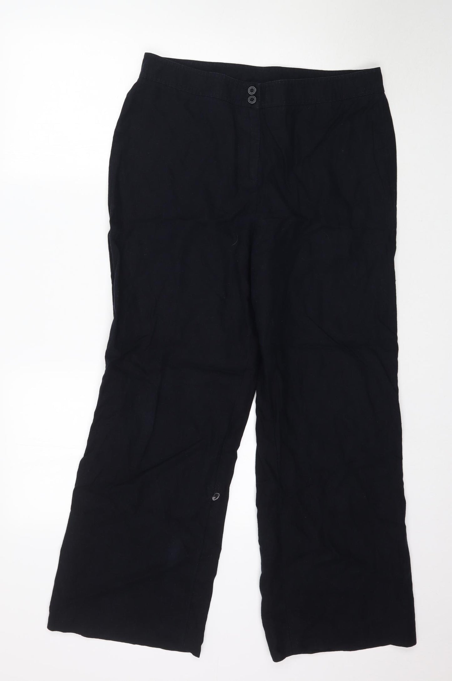 Viyella Womens Blue   Trousers  Size L L27 in