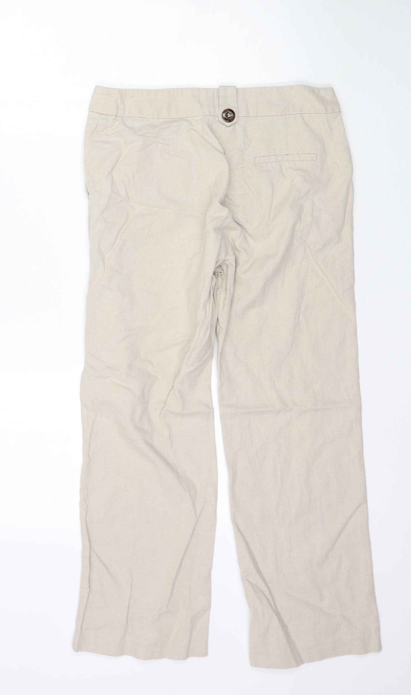 Preworn Womens Beige   Trousers  Size S L25 in