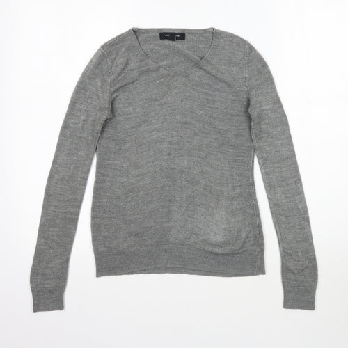 Atmosphere Womens Grey  Knit Basic T-Shirt Size 6