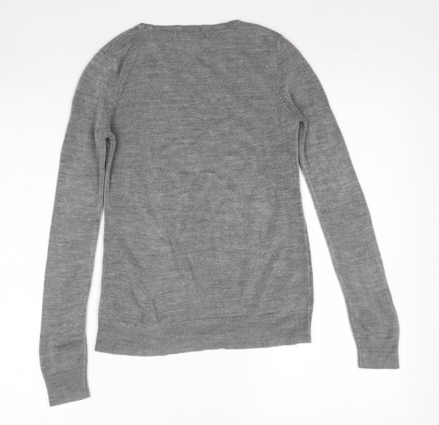 Atmosphere Womens Grey  Knit Basic T-Shirt Size 6