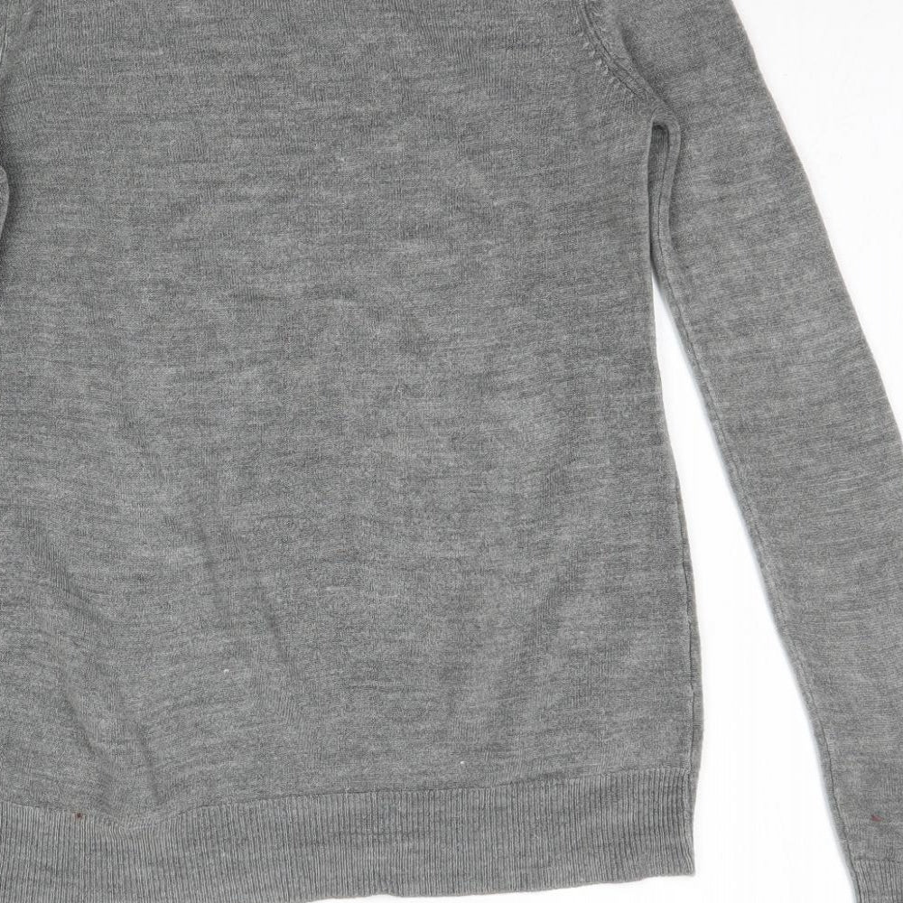 Atmosphere Womens Grey  Knit Basic T-Shirt Size 6