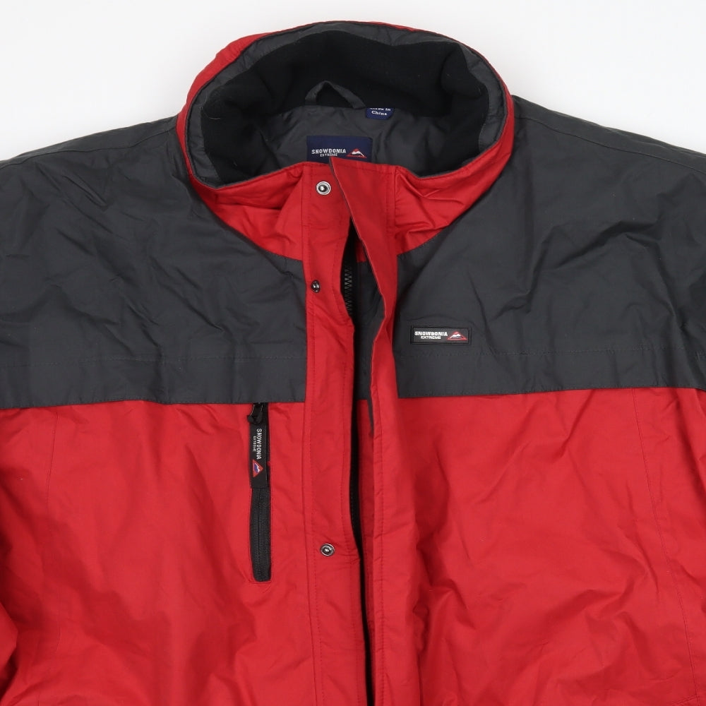 Snowdonia extreme Mens Red   Overcoat Coat Size 3XL  - Ski Jacket