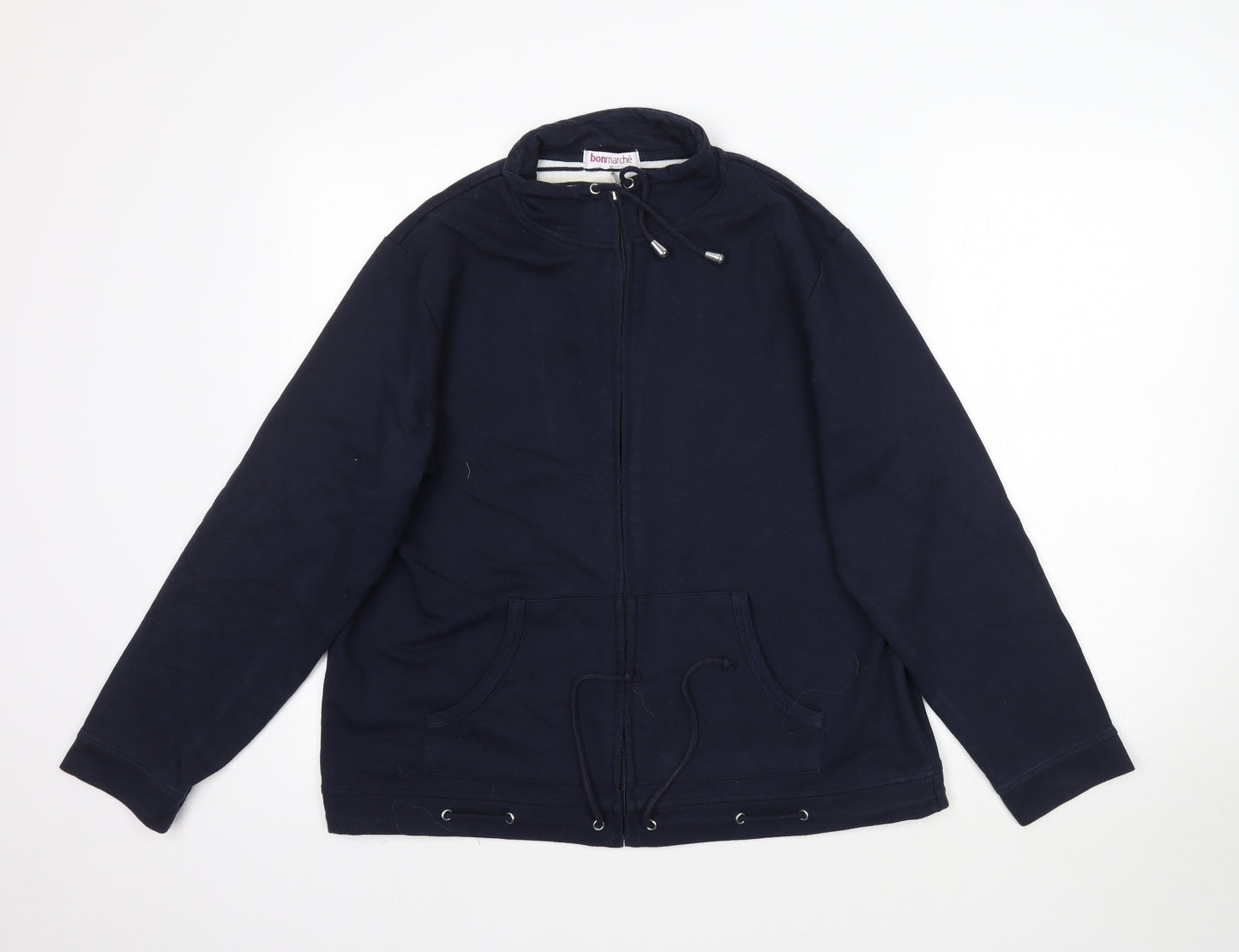 Bonmarché Mens Blue   Full Zip Hoodie Size M