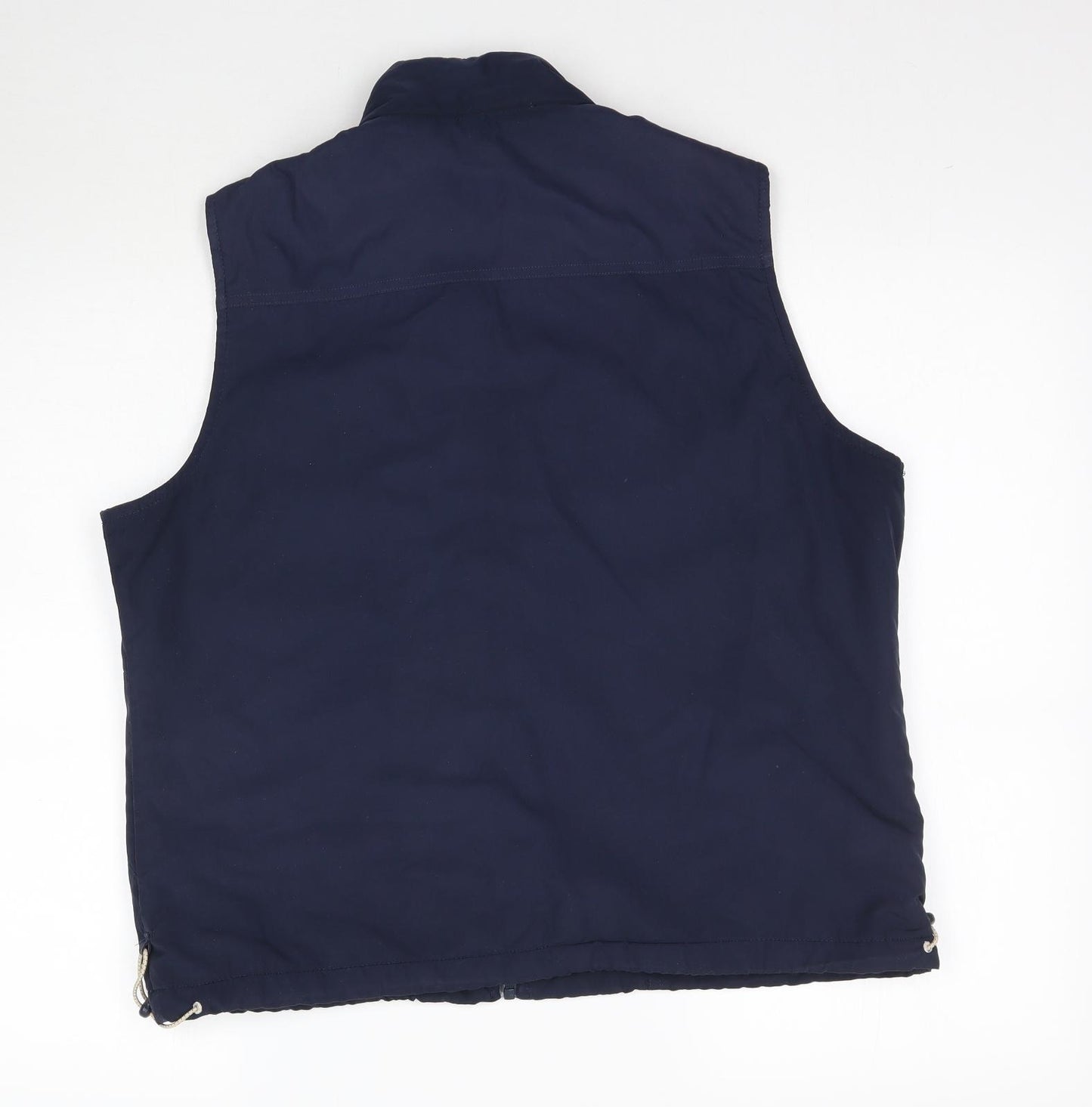 Para Mens Blue   Gilet Coat Size L