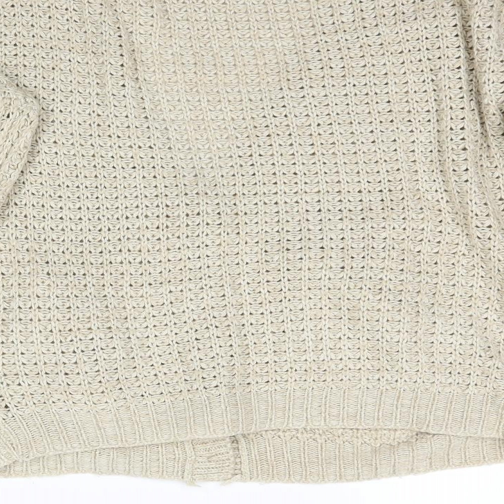 Atmosphere Womens Beige  Knit Cardigan Jumper Size 10