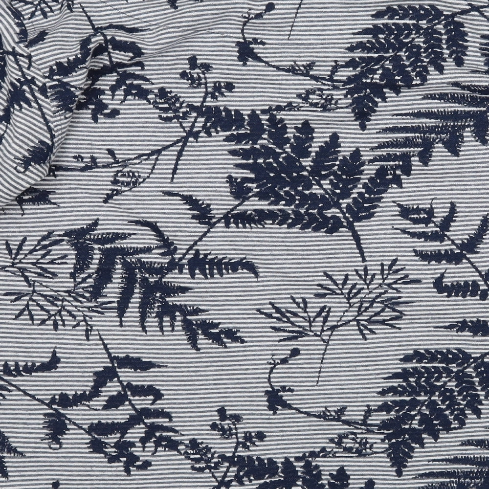 Marks and Spencer Womens Blue Floral  Basic Blouse Size 12