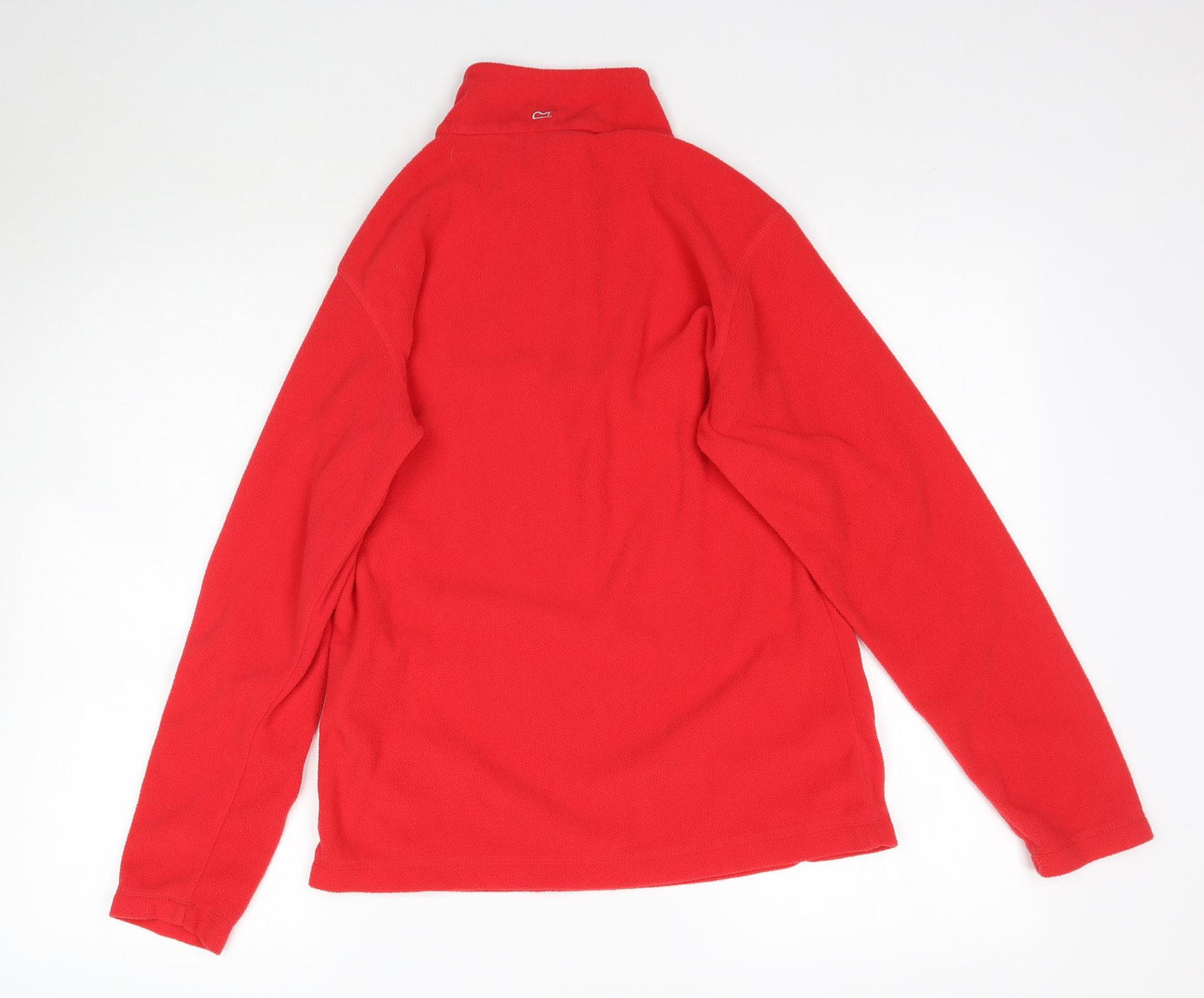 Regatta Womens Red  Fleece Pullover Sweatshirt Size 8